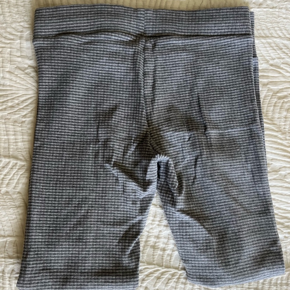 Gray Ribbed Lounge Pants - Picture 4 of 5